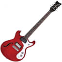 Danelectro '66 Guitar - Transparent Red
