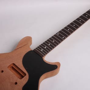 BYOGuitar Double Cut Jr Body and Neck Unfinished image 10