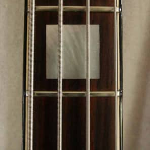 Hoyer  LP Bass  White- Grover tuners, 30" scale  cool player, sounds great ! Made in Germany RARE image 2