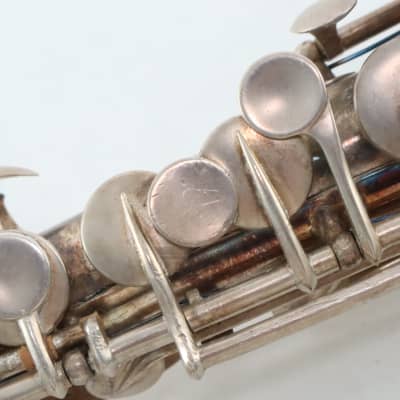 Early Buffet Crampon Soprano Saxophone in Silver Plate HISTORIC COLLECTION image 20