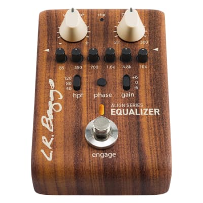 L.R. Baggs Align Series Equalizer Acoustic Guitar EQ Pedal Open Box Mint image 2