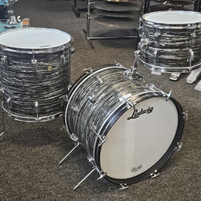 Ludwig 1967 Classic Kit Black Oyster Pearl 20/13/16 image 3