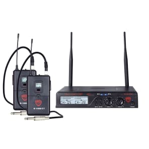 Nady U-2100-GT-AB Dual Channel Wireless Instrument System - Bands A and B