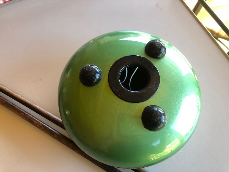 Steel Green Tongue Drum - 6 With Mallets