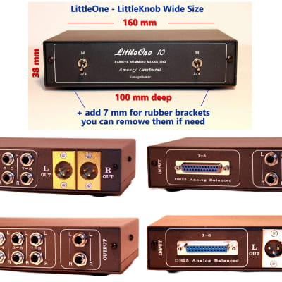 8-Input Universal Synth & DAW Summing Mixer - LittleOne 8x2 - Customizable! image 2