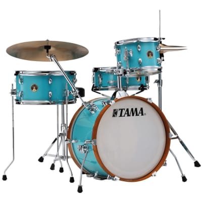 Tama Club Jam Drum Shell Kit, 4-Piece, Aqua Blue image 1