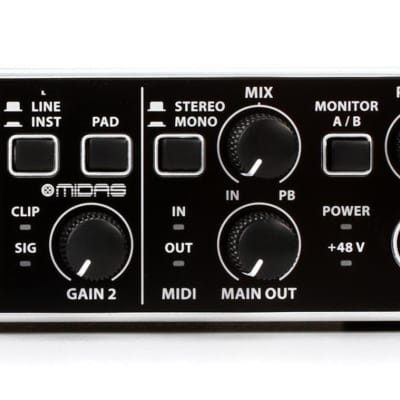 Behringer U-Phoria UMC204HD USB Audio Interface  Bundle with Hosa GHP-105 1/4 inch TRS Male to 3.5mm TRS Female Headphone Adapter