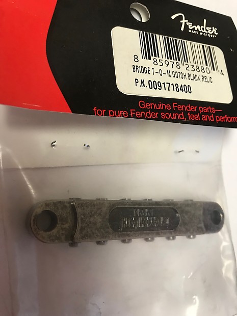 【超安い】 Fender Gotoh Japan Relic 104B Style Tune-o-matic Bridge Aged ギター