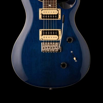PRS SE Standard 24 Translucent Blue Electric Guitar image 2