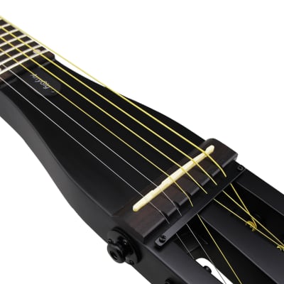 Anygig Travel Guitar Acoustic AGS SE Black (Left Handed) image 4