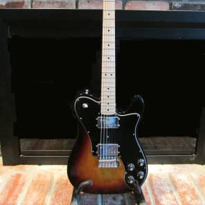 Fender Telecaster Deluxe Classic Player with Strat Tremolo, 3 Color Sunburst, Rare image 1