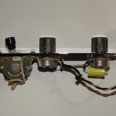 Telecaster Loaded Pre Wired 4 Way Chrome Control Plate With Kluson Chrome Control Plate, Gotoh Chrome Barrel Knobs, Oak Grigsby 4 Way Switch, Mojotone Dijon .047uF Tone Cap, CTS Pot, Switchcraft Jack, and Gavitt Cloth Wire! image 5