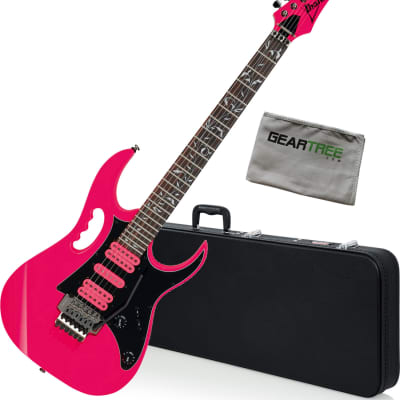 Ibanez JEMJRSP PK Steve Vai Signature Pink Electric Guitar Bundle w/Case image 1