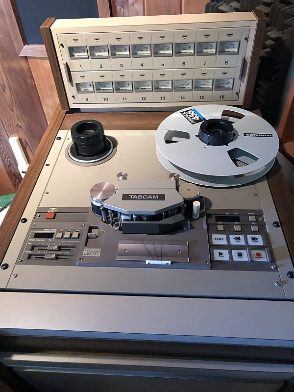 1980 TASCAM 85-16B 1 16-Track Reel to Reel Tape Recorder Grey > Recording  Equipment