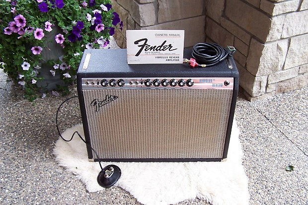 1973 Vintage Fender Vibrolux Reverb Like New In Original Box
