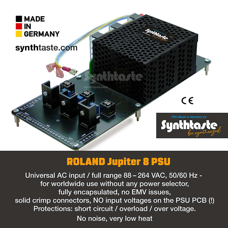 Roland Jupiter 8 PSU Universal AC input for worldwide use  (88–264 V AC) image 1
