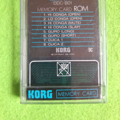 Korg DDC ROM Cards (8 x) for DDD-1 and DDD-5 - PRICE IS PER CARD ! image 24