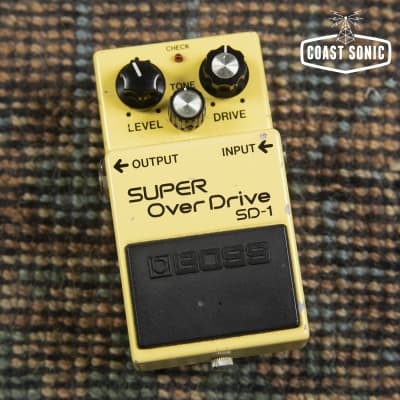 Boss SD-1 Super Overdrive 1981 - 1988 Made In Japan | Reverb