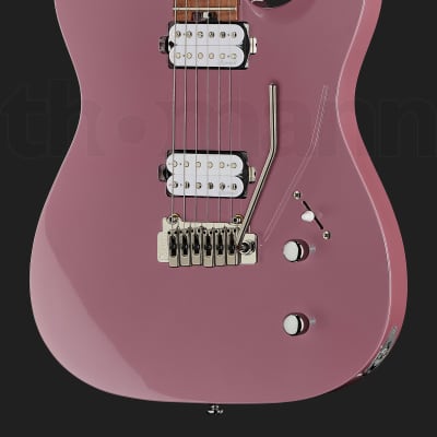 Harley Benton Fusion-T HH Roasted DP Pro Series Dark Pink image 4