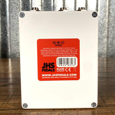 JHS Pedals Flight Delay Reverse Analog Digital with Chorus & Vibrato Guitar Effect Pedal White image 7