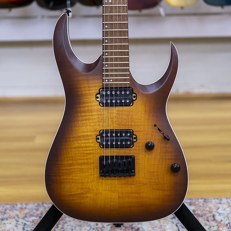 Ibanez RGA42FM Electric Guitar (Dragon Eye Burst Flat) | Reverb