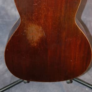 1938 Montgomery Wards Carson J Robison Cowboy Guitar Sunburst image 9