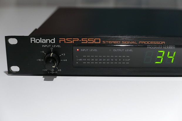 Roland RSP-550 Stereo Signal Processor Reverb/Delay/Chorus/Flanger