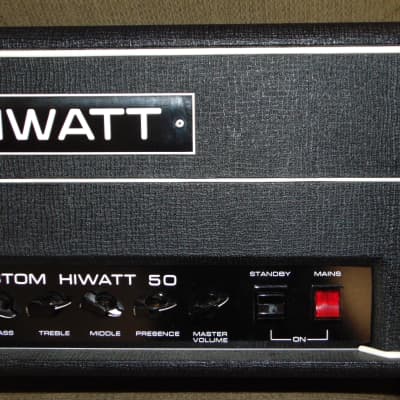Hiwatt DR-504 Custom 50 Early 80s 50-Watt Amp head. VERY CLEAN DR504 image 3