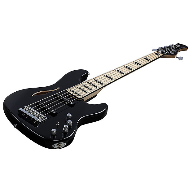 Mayones Jabba Classic 5 Semi-Hollow Body Black | Reverb