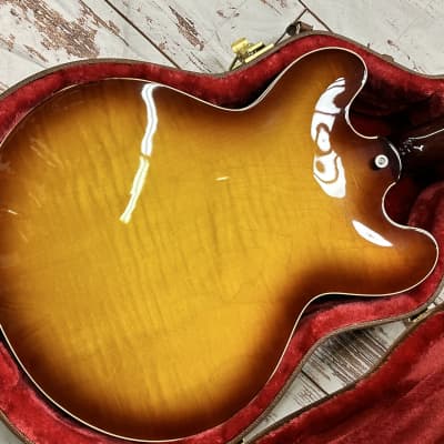 Gibson ES-335 Figured 2023 Iced Tea New Unplayed Auth Dlr 8lb 8oz #075 image 13