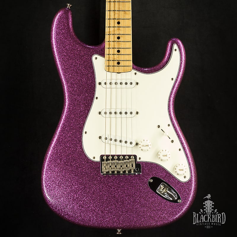 2002 Fender Custom Shop Stratocaster Magenta Sparkle Purple Reverb 1907