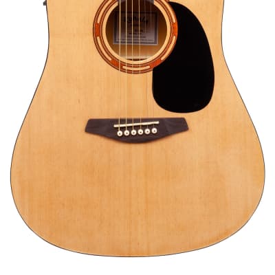 Kohala KG100SE Full Size Acoustic Guitar Natural w/ Pickups/Tuner & Bag image 2