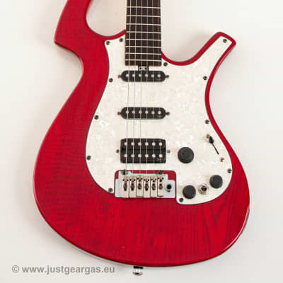 Parker Fly P-38 Trans Red MIK Fishman Piezo Bridge image 2
