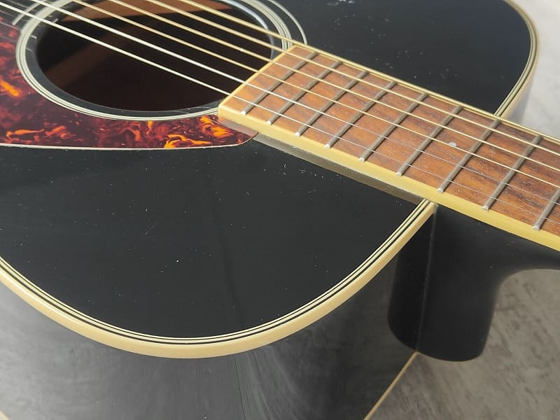 Yamaha FG720S-BL Dreadnought Acoustic Guitar (Black) | Reverb