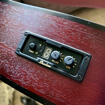 Kala RMBL-FS U-Bass Rumbler Fretted Acoustic Electric Ukulele Bass Satin Brown image 3
