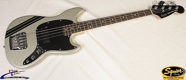 Squier mikey way mustang shop bass for sale