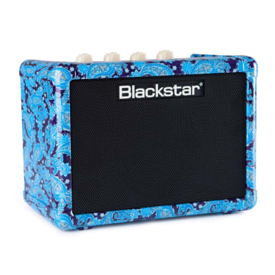 Blackstar FLY3 Bluetooth Purple Paisley Guitar Amplifier Bundle with Cable (2 Items) image 4