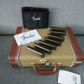 Fender John Popper Signature Harmonica Set of 7 in Tweed Case 0990705049 Reverb