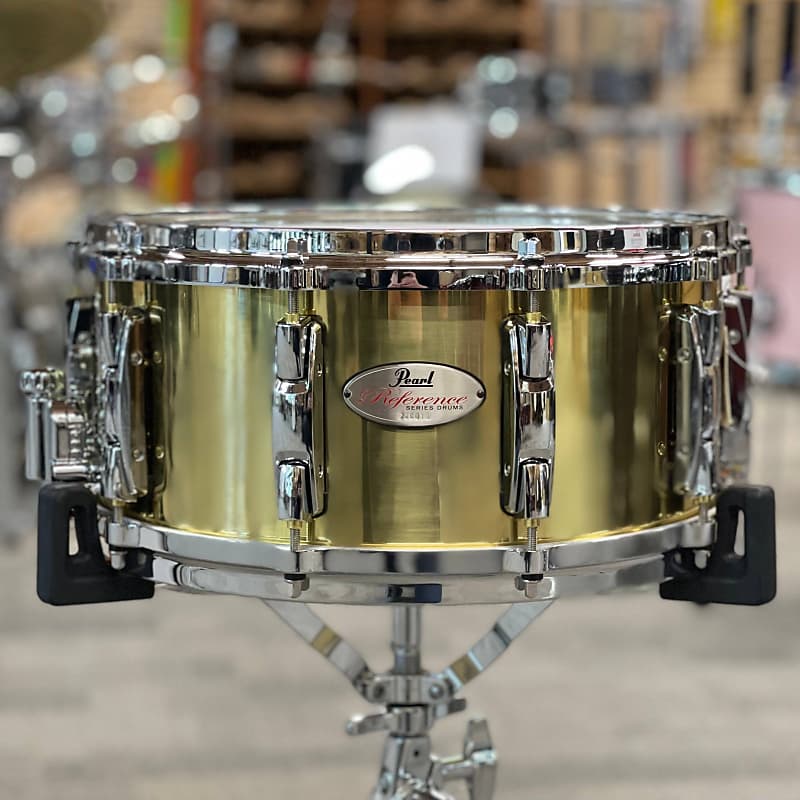 PEARL REFERENCE 14X6.5 3MM CAST BRASS SNARE DRUM image 1