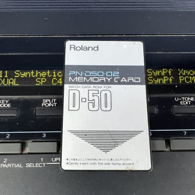 Roland PN-D50-02 PATCH DATA ROM Sound Card for D-50, D-550