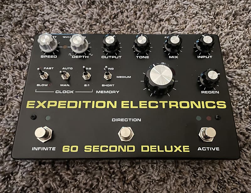 Expedition Electronics 60 Second Deluxe Delay Looper Pedal 2023 - Black