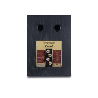 Wharfedale Denton 85th Anniversary Bookshelf Speakers (Black Oak, Pair) **OPEN BOX** image 6