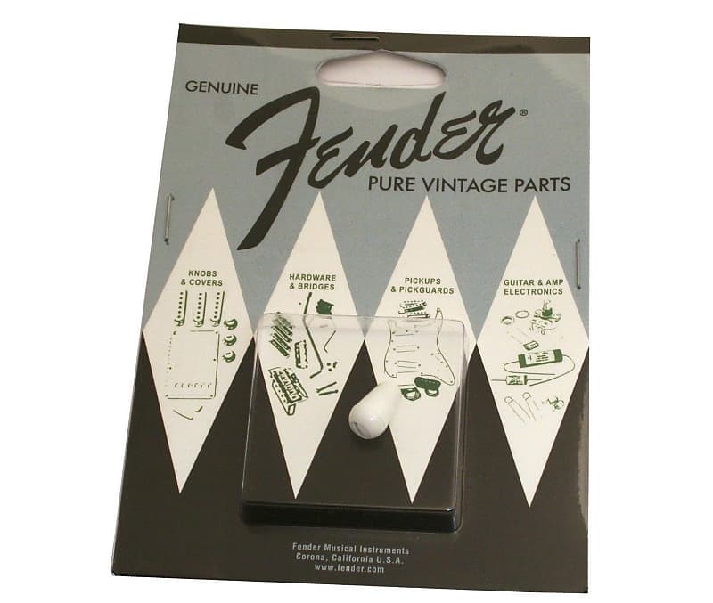 009-3597-049 (1) Genuine Fender Pure Egg Shell Stratocaster Switch Tip image 1