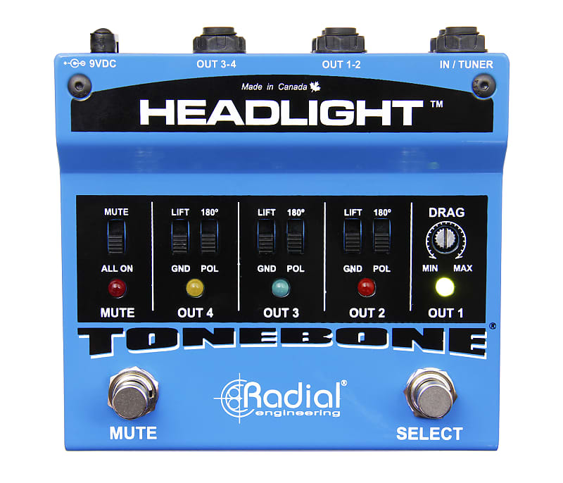 Radial HEADLIGHT Tonebone Guitar Amp Selector image 1