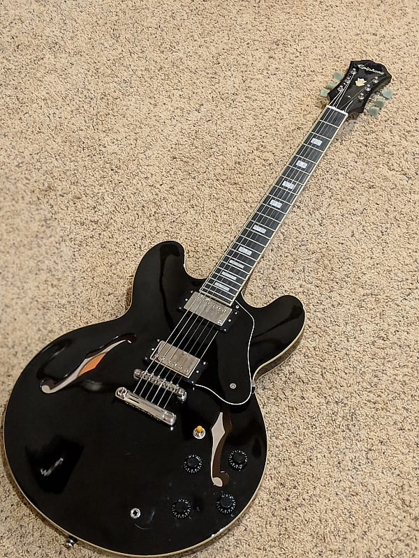 Epiphone Dot ES-335 Pro Ebony | Reverb