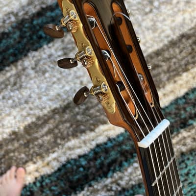 Kim Lissarrague 2022 Lattice Braced Cedar (with video!) Concert Guitar 2022 image 9