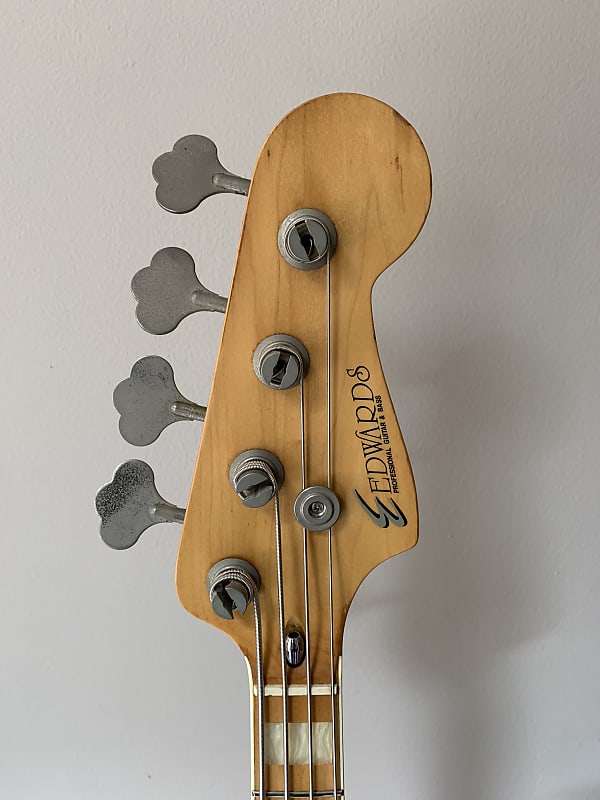 Jazz Bass - Edwards (ESP) E-JB-75 1997-98 Fiesta Red | Reverb