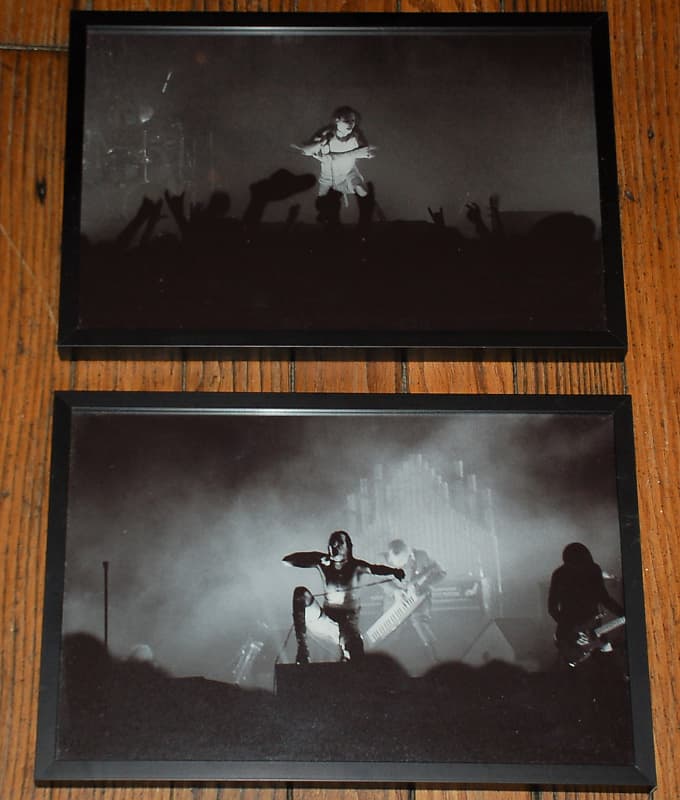 Marilyn Manson Concert Photos, 2 Framed 8x12-R.P.I. Fieldhouse, 2/18/97 image 1