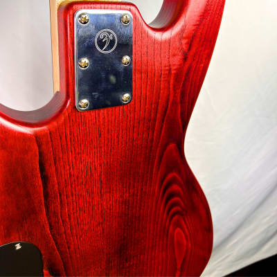 Form Factor Audio  Wombat 4 Burgundy ash Electric Bass Guitar image 5