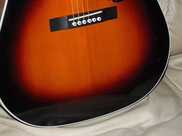 Sunburst Recording King RAJ-26 Slope Shoulder*All- Solid Wood*True